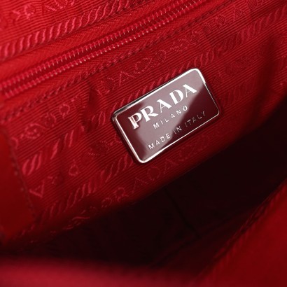 Bolso Bandolera Prada en Lona y Piel