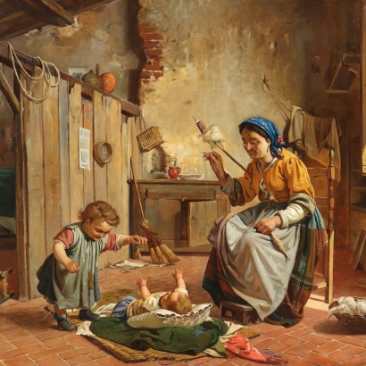 Dipinto da Gaetano Chierici,Le gioie della mamma,Gaetano Chierici,Gaetano Chierici,Gaetano Chierici,Gaetano Chierici,Gaetano Chierici,Gaetano Chierici,Dipinto da Gaetano Chierici,Gaetano Chierici