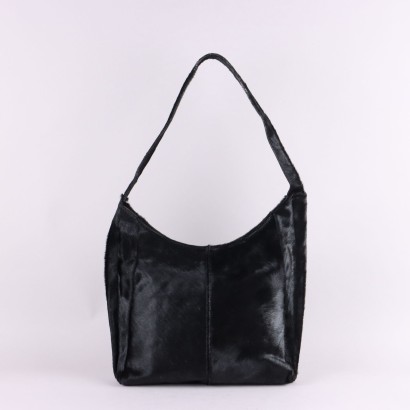 Sac en peau de poney noir