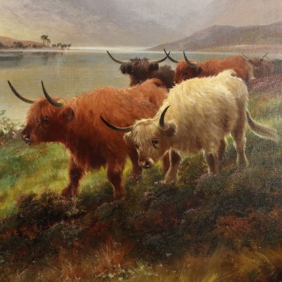 Dipinto di Henry Robinson Hall,Highland Cattle Loch Venachar,Henry Robinson Hall,Highland Cattle Loch Venachar,Henry Robinson Hall,Highland Cattle Loch Venachar,Henry Robinson Hall,Highland Cattle Loch Venachar,Henry Robinson Hall,Highland Cattle Loch Venachar,Highland Cattle Loch Venachar,Highland Cattle Loch Venachar,Highland Cattle Loch Venachar,Henry Robinson Hall