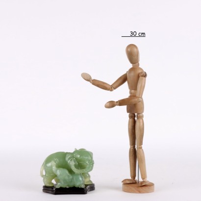 Jade Elephant with Baby