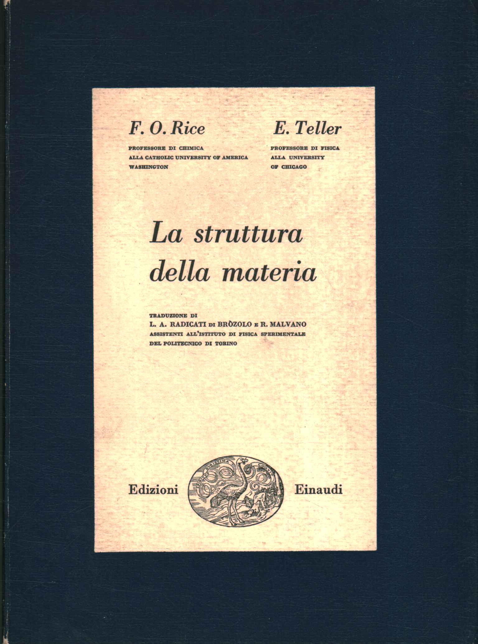 La estructura de la materia.