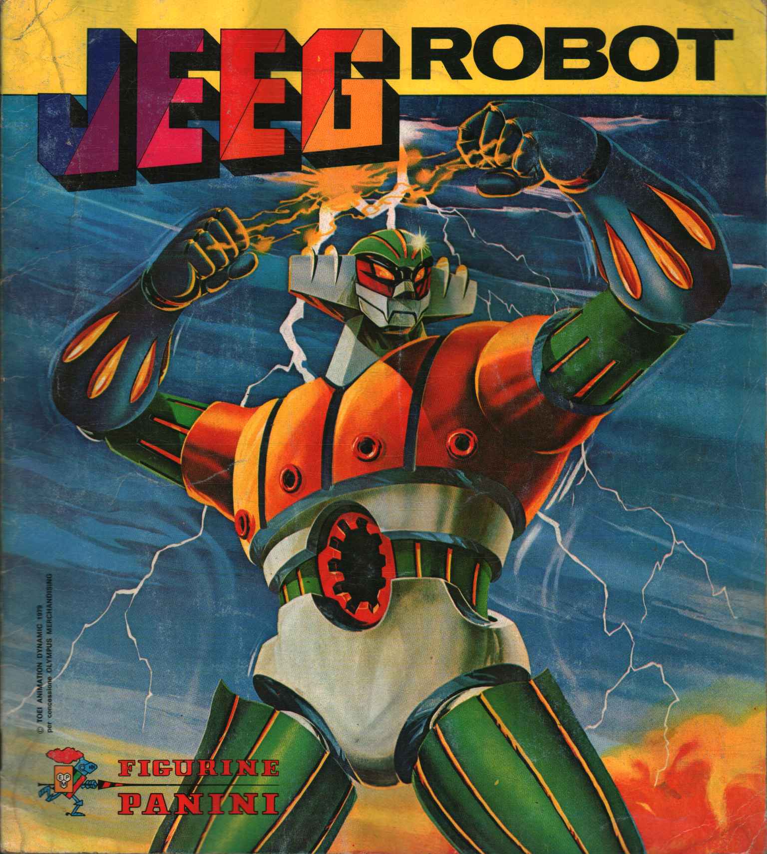 Álbum completo del robot Jeeg