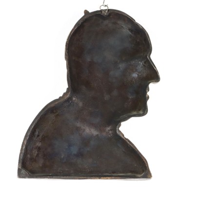 Face of the Pope in Bronze