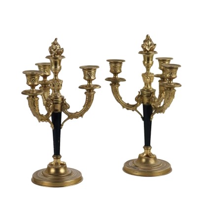 Pair of Albert Marionnet Pa Candelabras