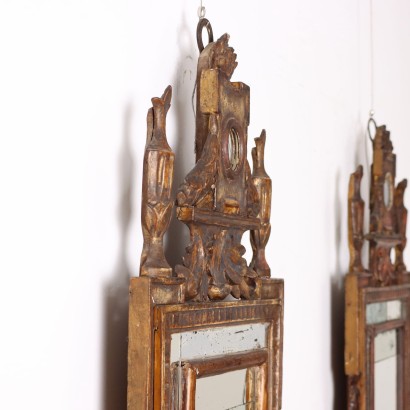 pair of neoclassical mirrors