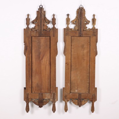 pair of neoclassical mirrors