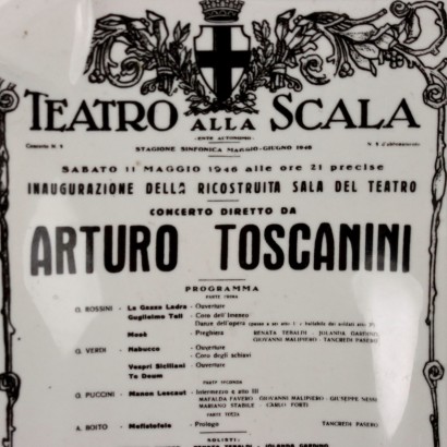 La Scala Theatre Plate Piero Fornase,Piero Fornasetti,Piero Fornasetti,Piero Fornasetti,Piero Fornasetti