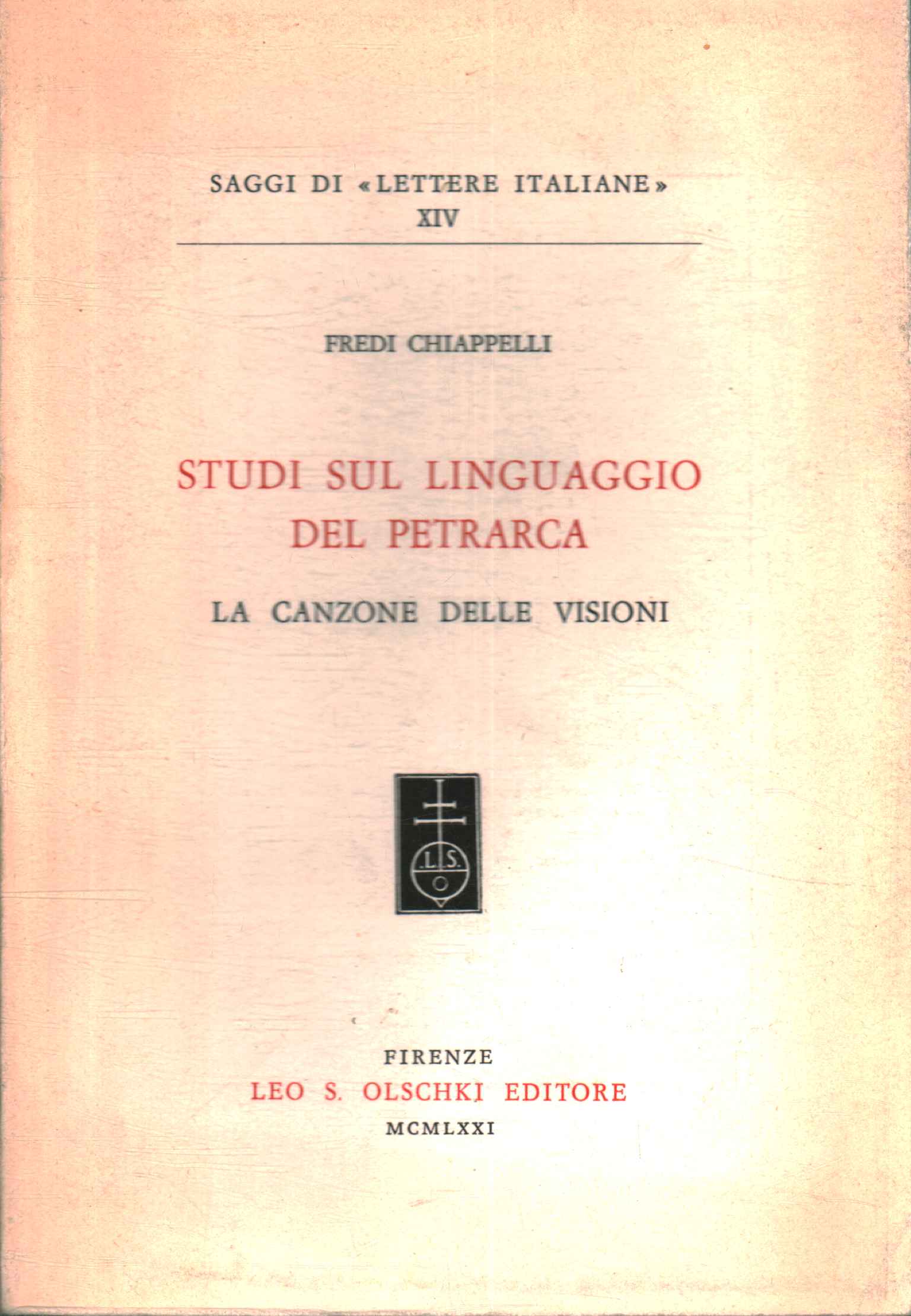 Estudios sobre la lengua de Petrarca