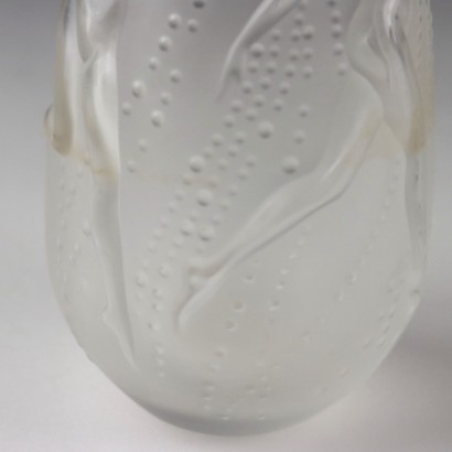 Lalique Single Flower Vase Nymphs Model