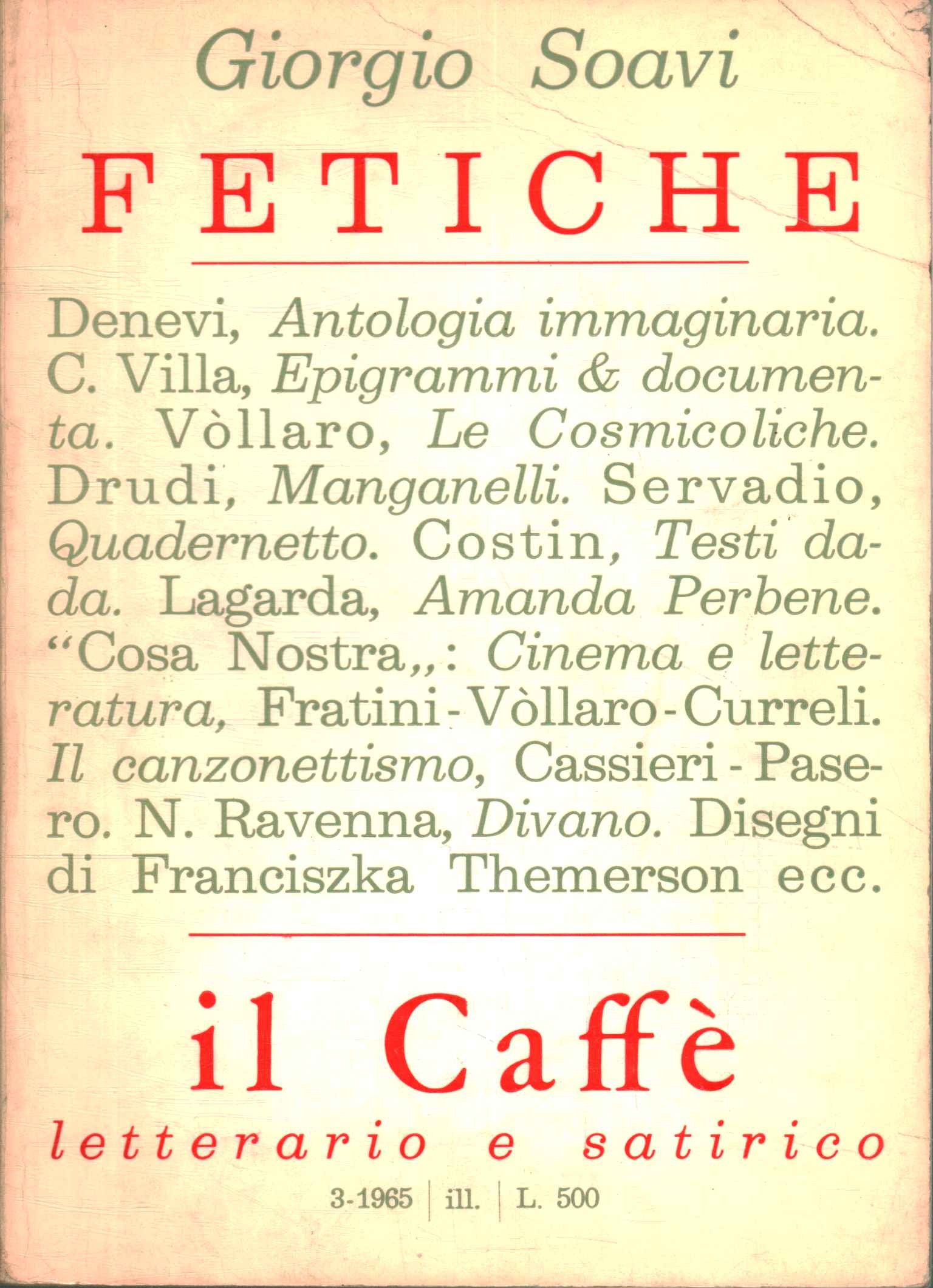 El café literario y satírico