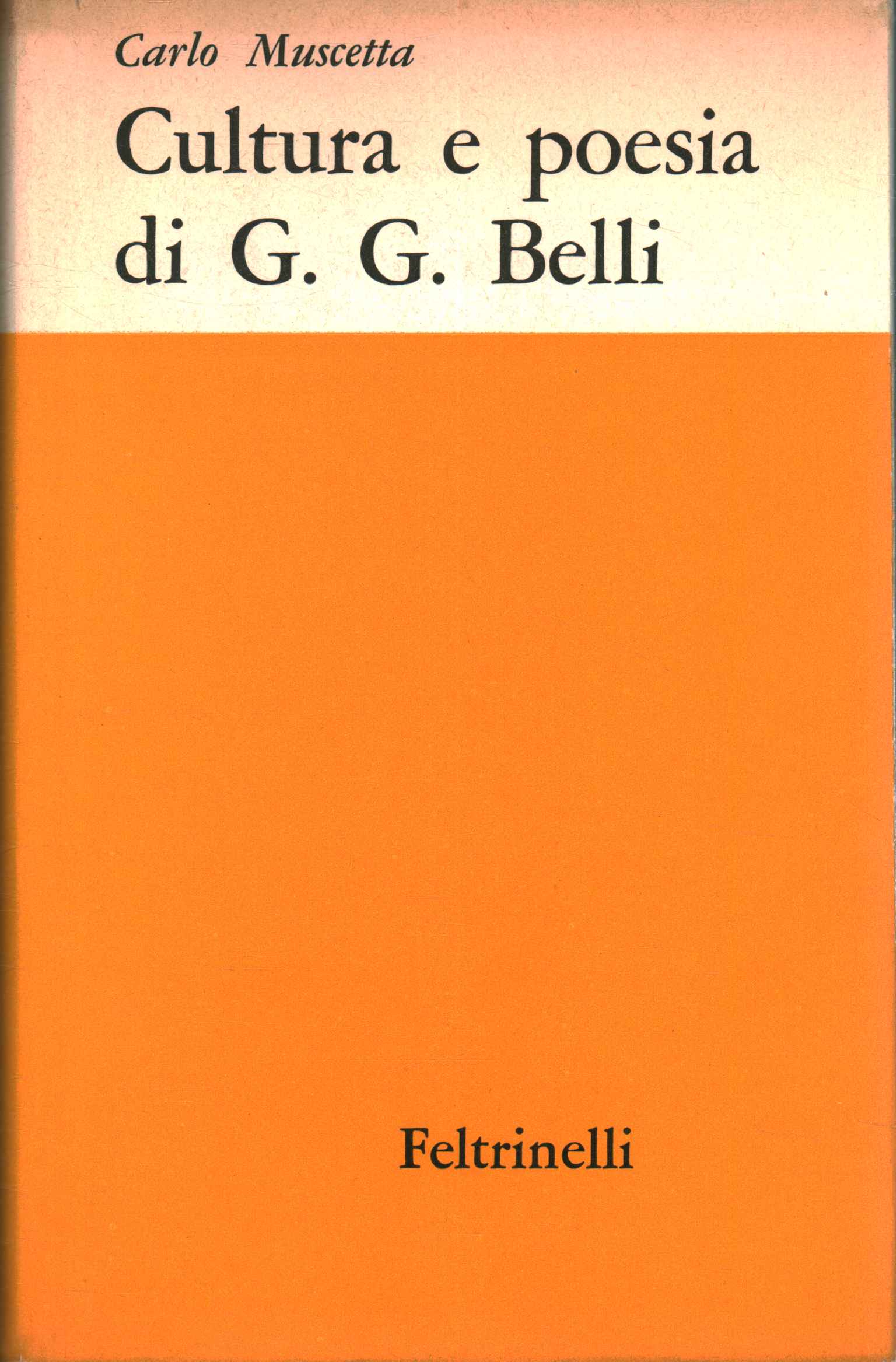 Culture et poésie par G. G. Belli