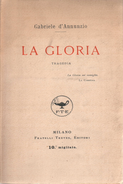 Glory, Gabriele D'Annunzio