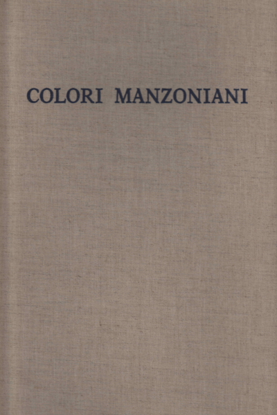 Manzonische Farben, Claudio Cesare Secchi