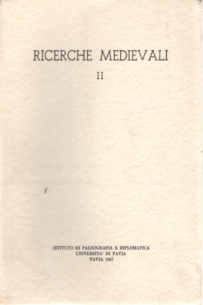 Ricerche medievali II, AA.VV.