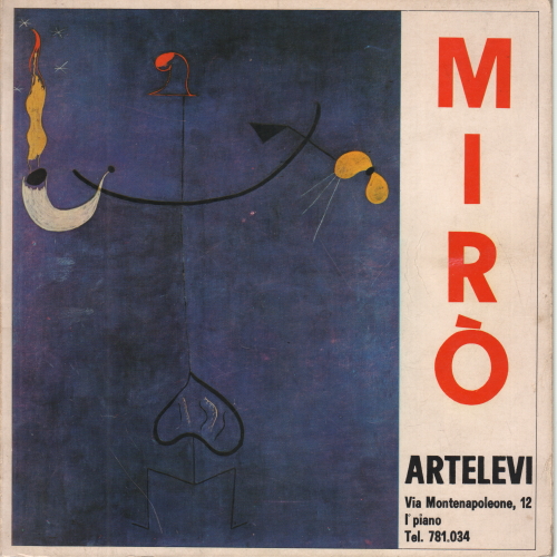 J. Miro œuvres choisies de 1924 à 1960, Franco Passoni