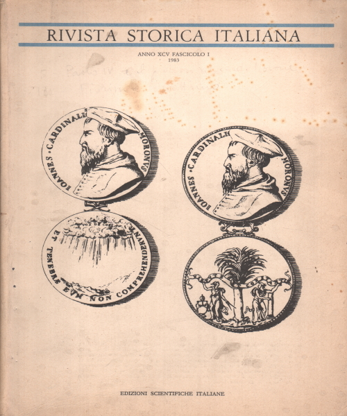 Revista Histórica Italiana año XCV fasc I, s.a.