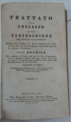 Tratado sobre posesión y aumento de prescripciones, Robert Joseph Pothier