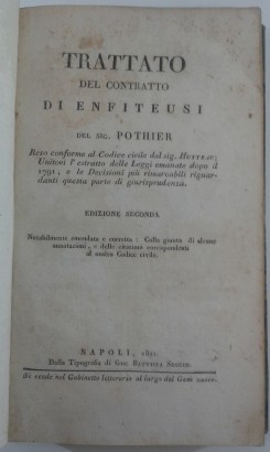 Tratado sobre el contrato de arrendamiento. Conformado, Robert Joseph Pothier