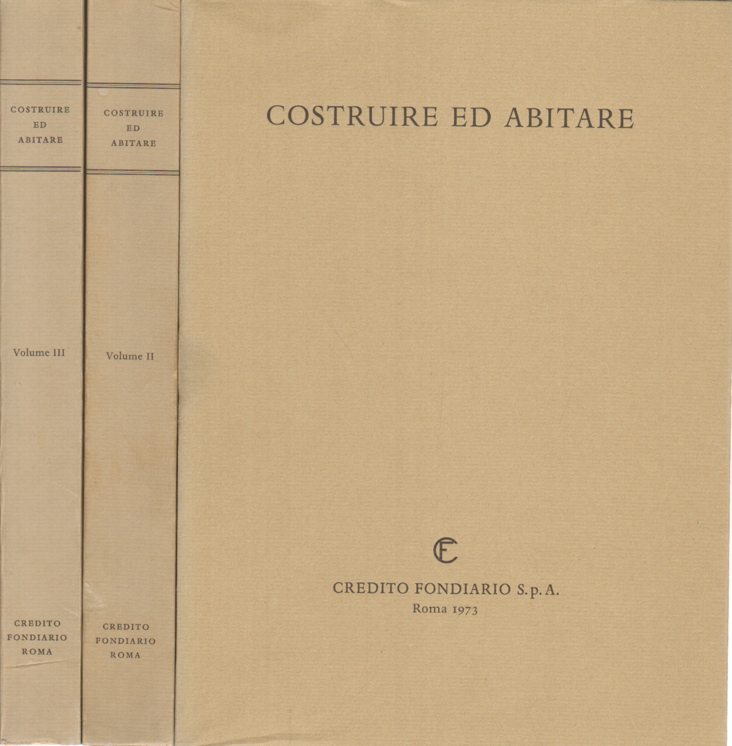 Construire et vivre (3 Volumes), Luigi De Rosa