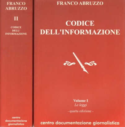 Codice dell'informazione 2 volumi