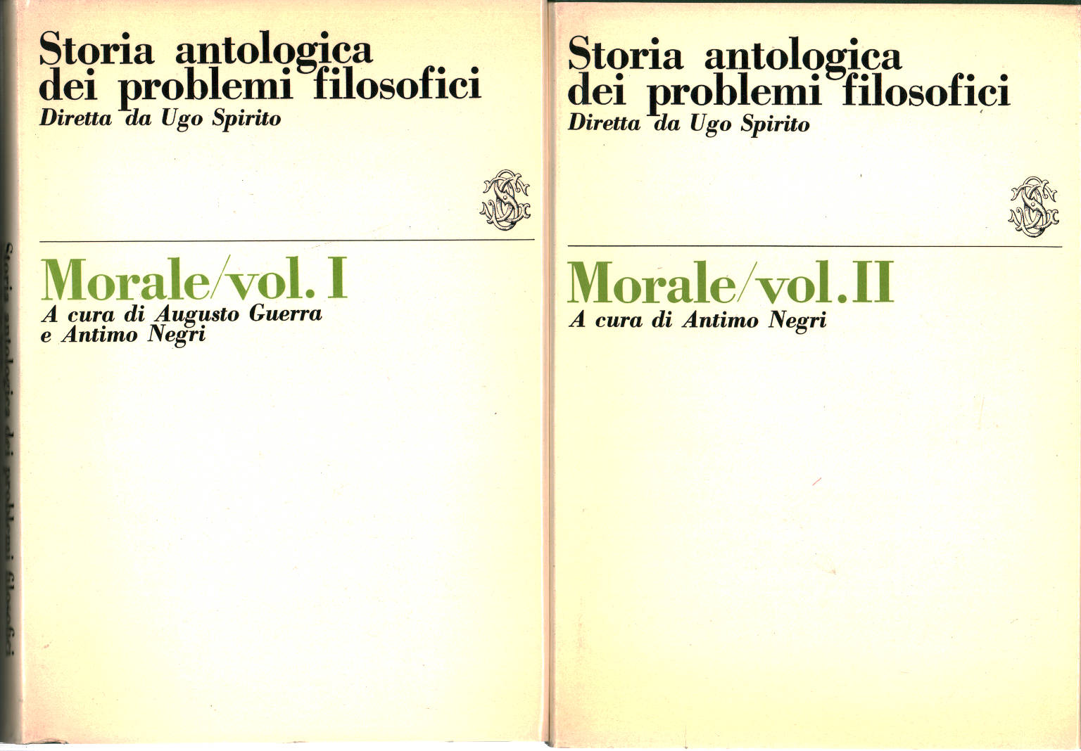 Morals I-II (2 Volumes), Augusto Guerra Antimo Negri