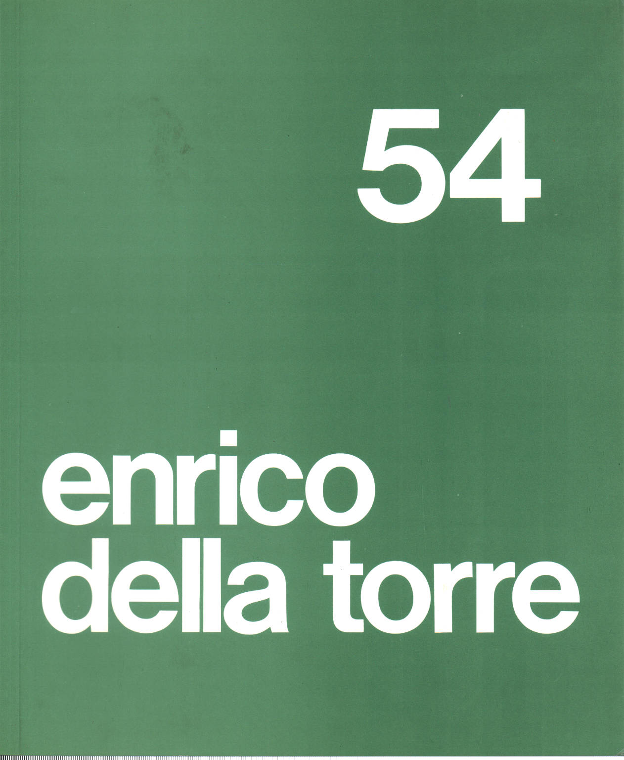 Enrico Della Torre. Pitture recenti, Flaminio Gualdoni