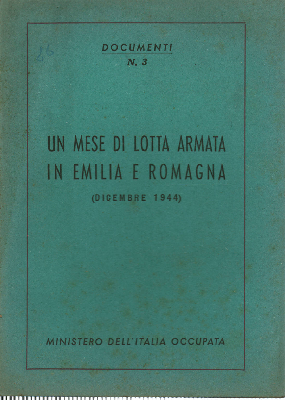 Un mois de lutte armée en Émilie-Romagne, AA.VV.