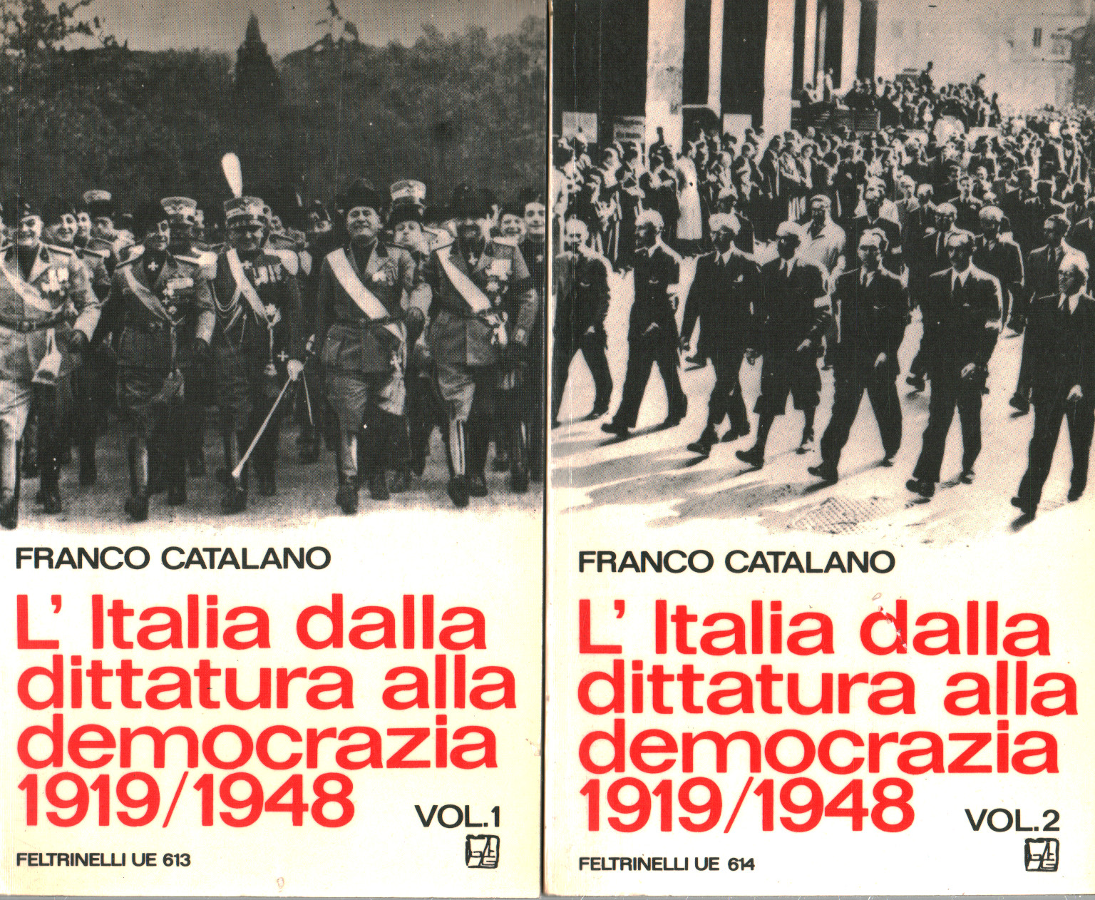 L'Italie de la dictature à la démocratie 1919/194, s.a.