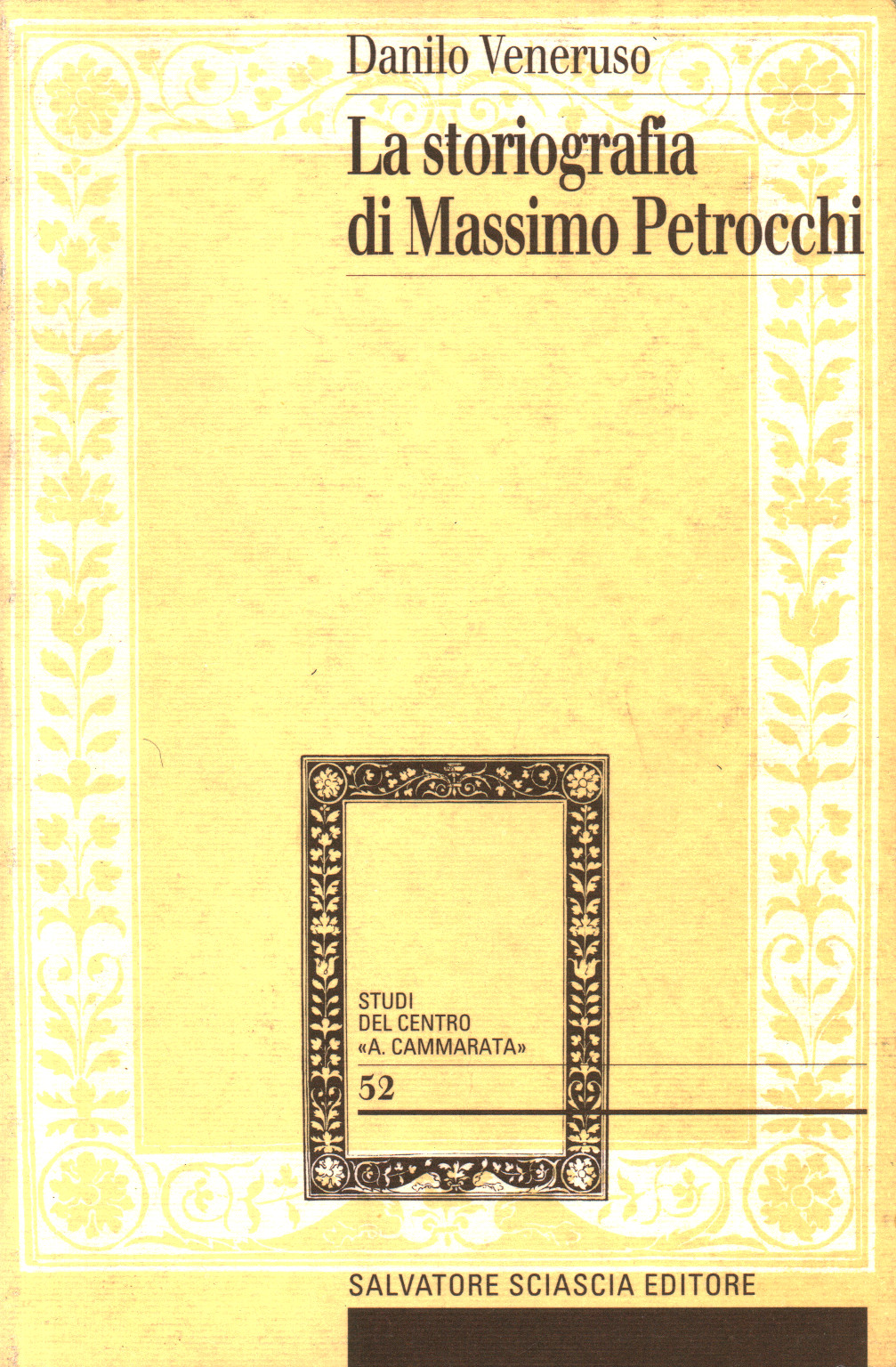 La historiografía de Massimo Petrocchi, s.a.