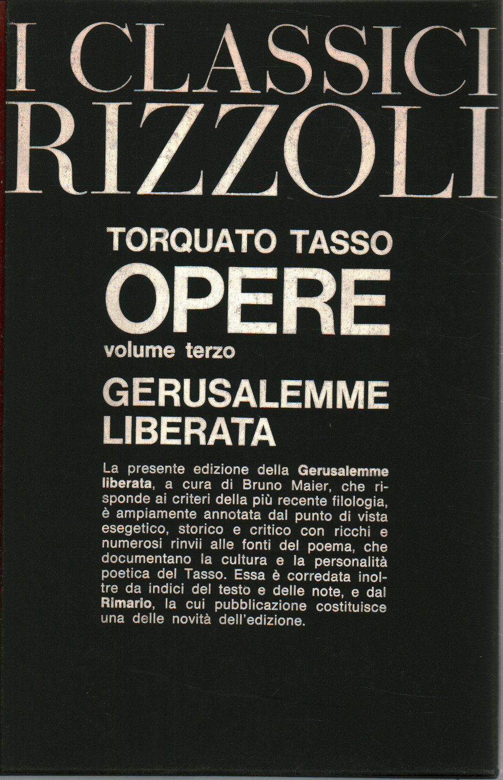 Opere III - Gerusalemme liberata, s.a.