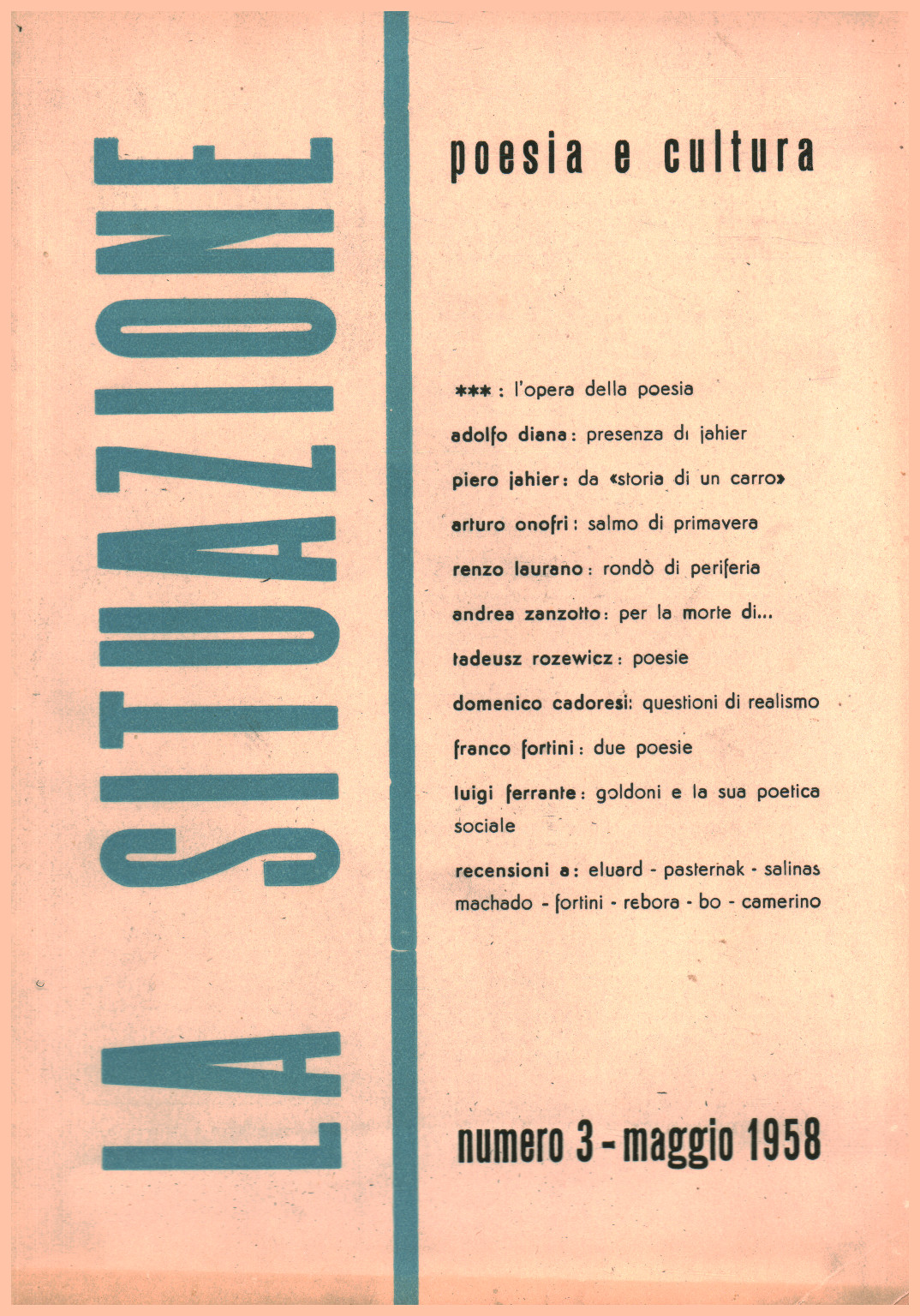 The situation no. 3, may 1958, s.a.