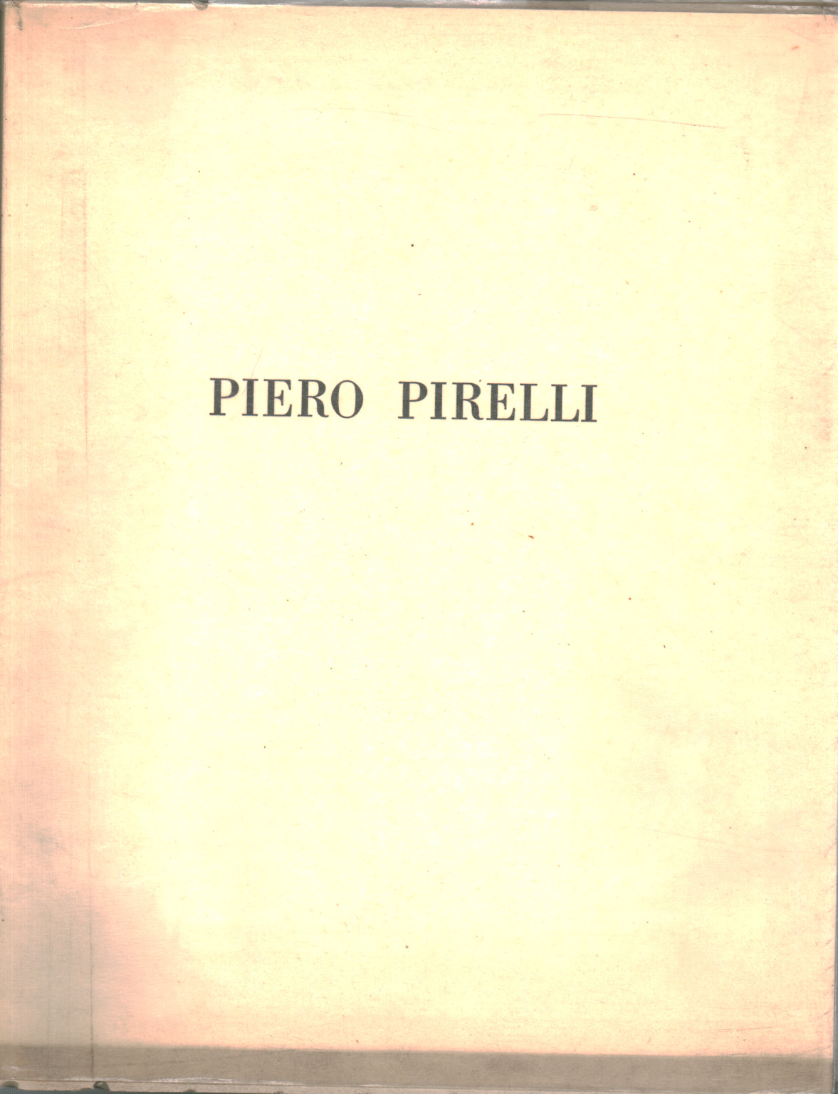 Piero Pirelli, s.una.