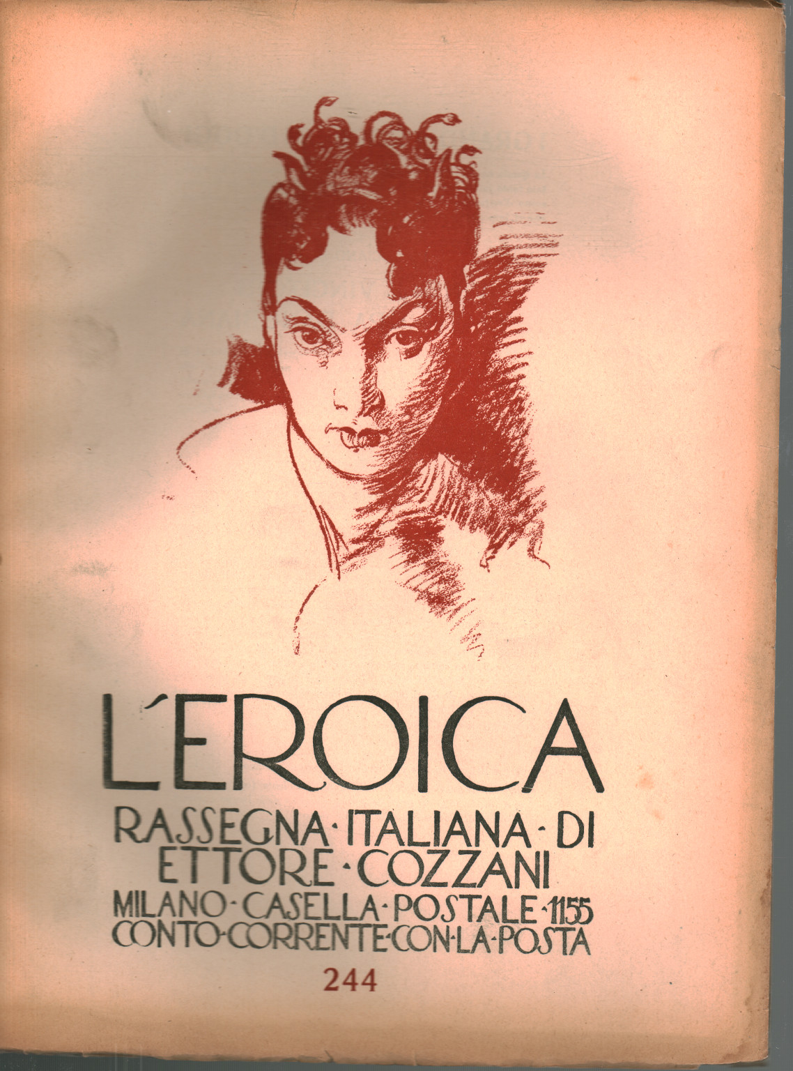 La heroica. Reseña italiana di Ettore Cozzani. Ann, s.una.