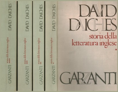 Storia della letteratura inglese (4 volumi)