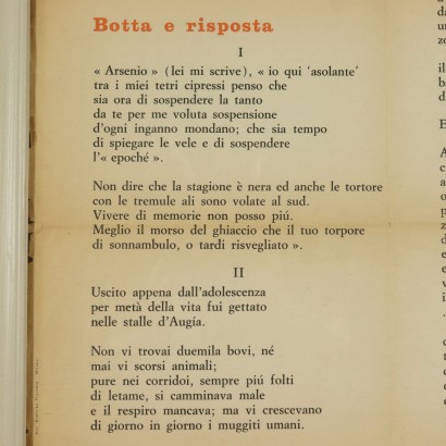 Foglio Volante compilato da Eugenio Montale e Gior, s.a.