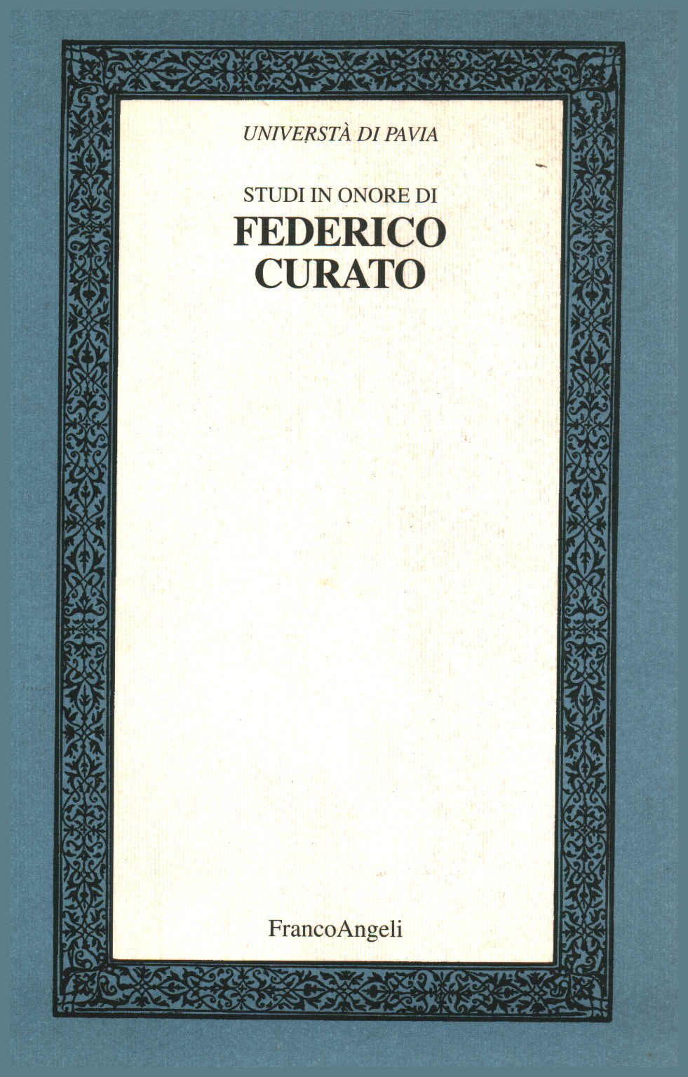 Estudios en honor a Federico Curato Tomo II, s.a.