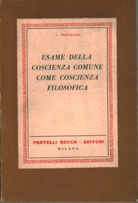 Esame della coscienza comune