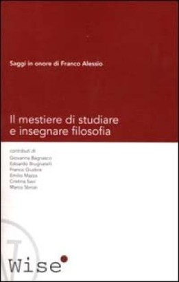 Il mestiere di studiare e insegnare filosofia