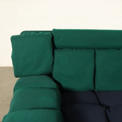 Sofa Stoff Italien 1970er-1980er