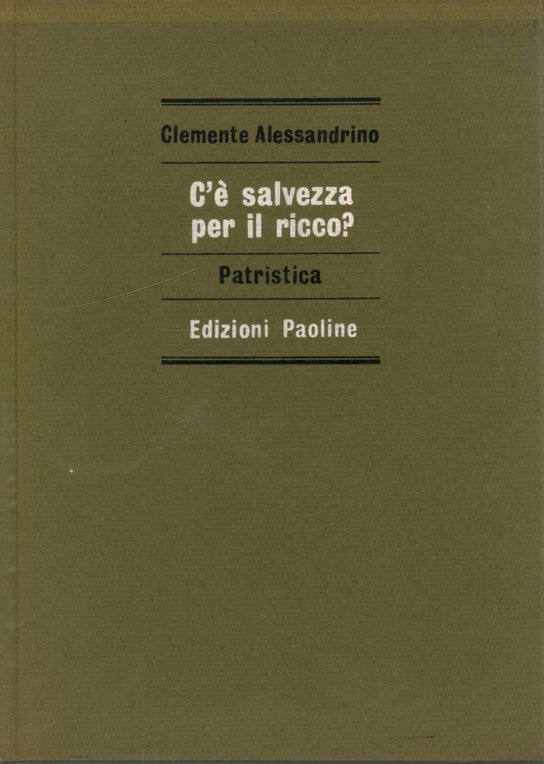 C es la salvación para los ricos?, s.una.