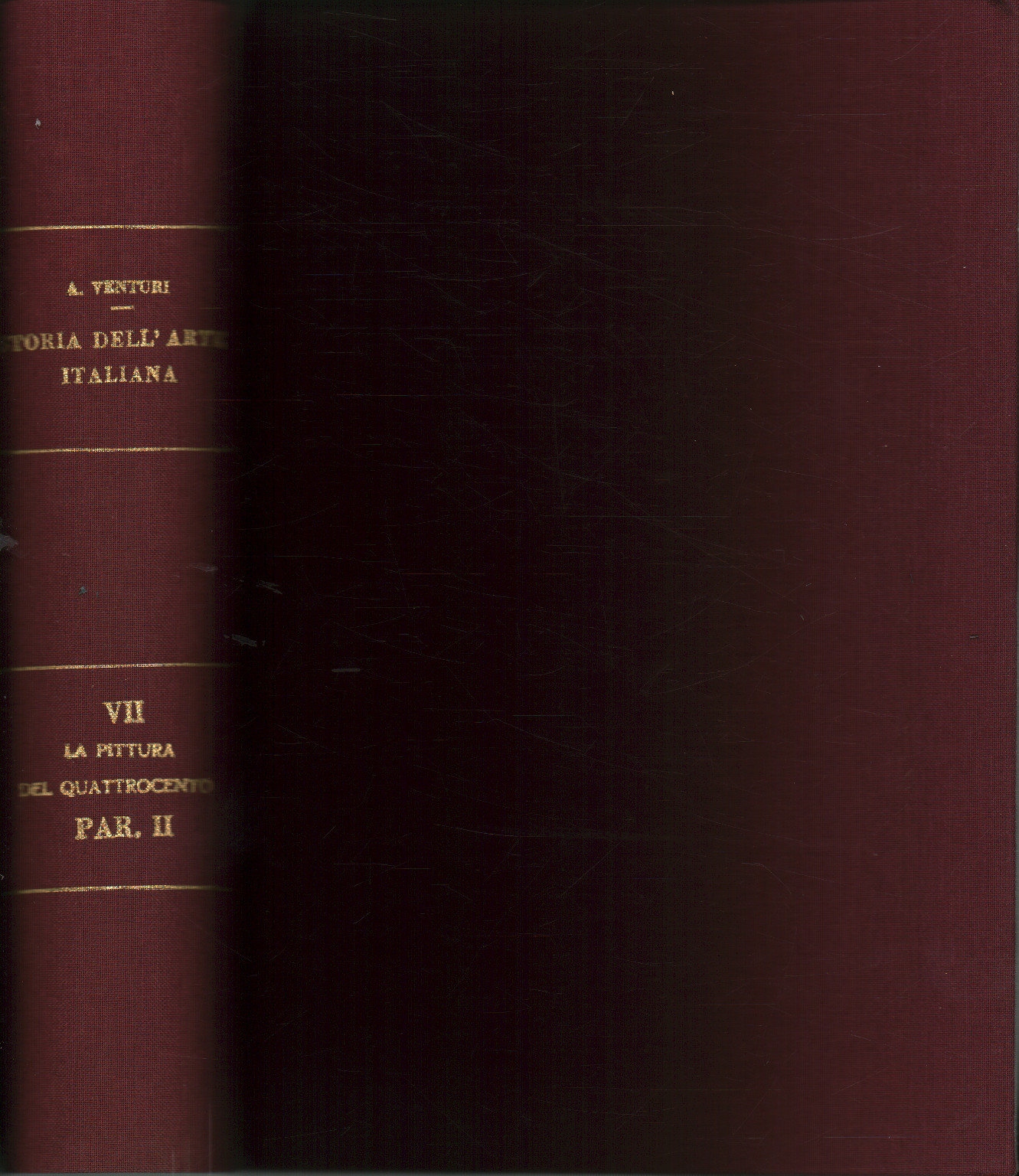 History of Italian art. Volume VII. Volume II, A. Venturi