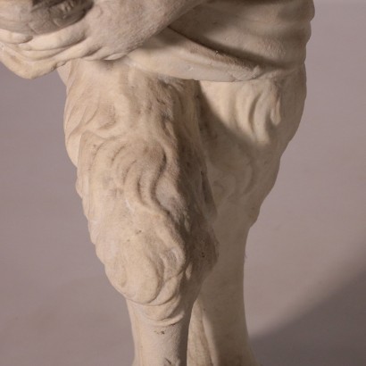 Marble Statue of a Faun Italy 17th Century