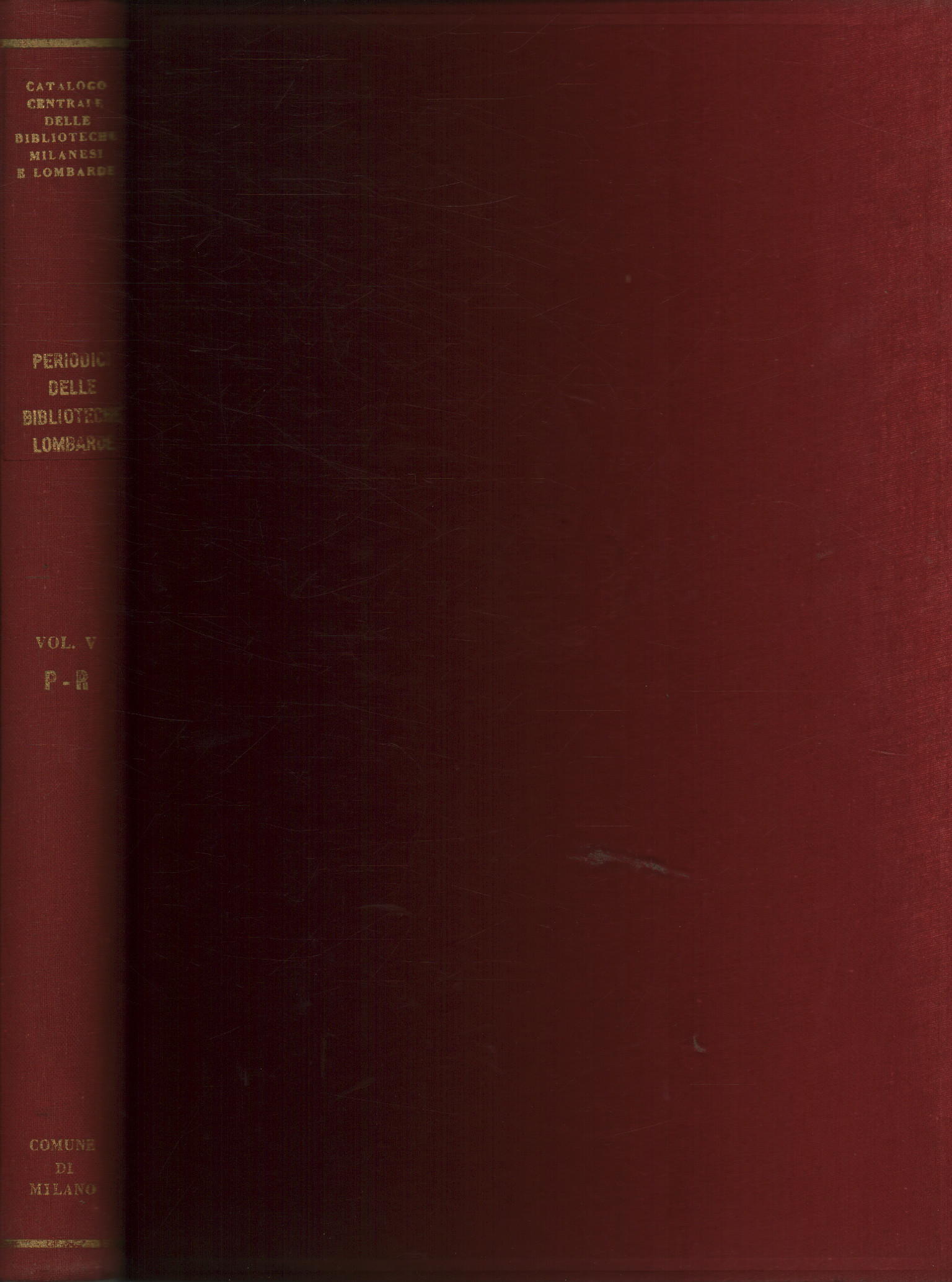 Catalog of periodicals of Lombard libraries., AA.VV