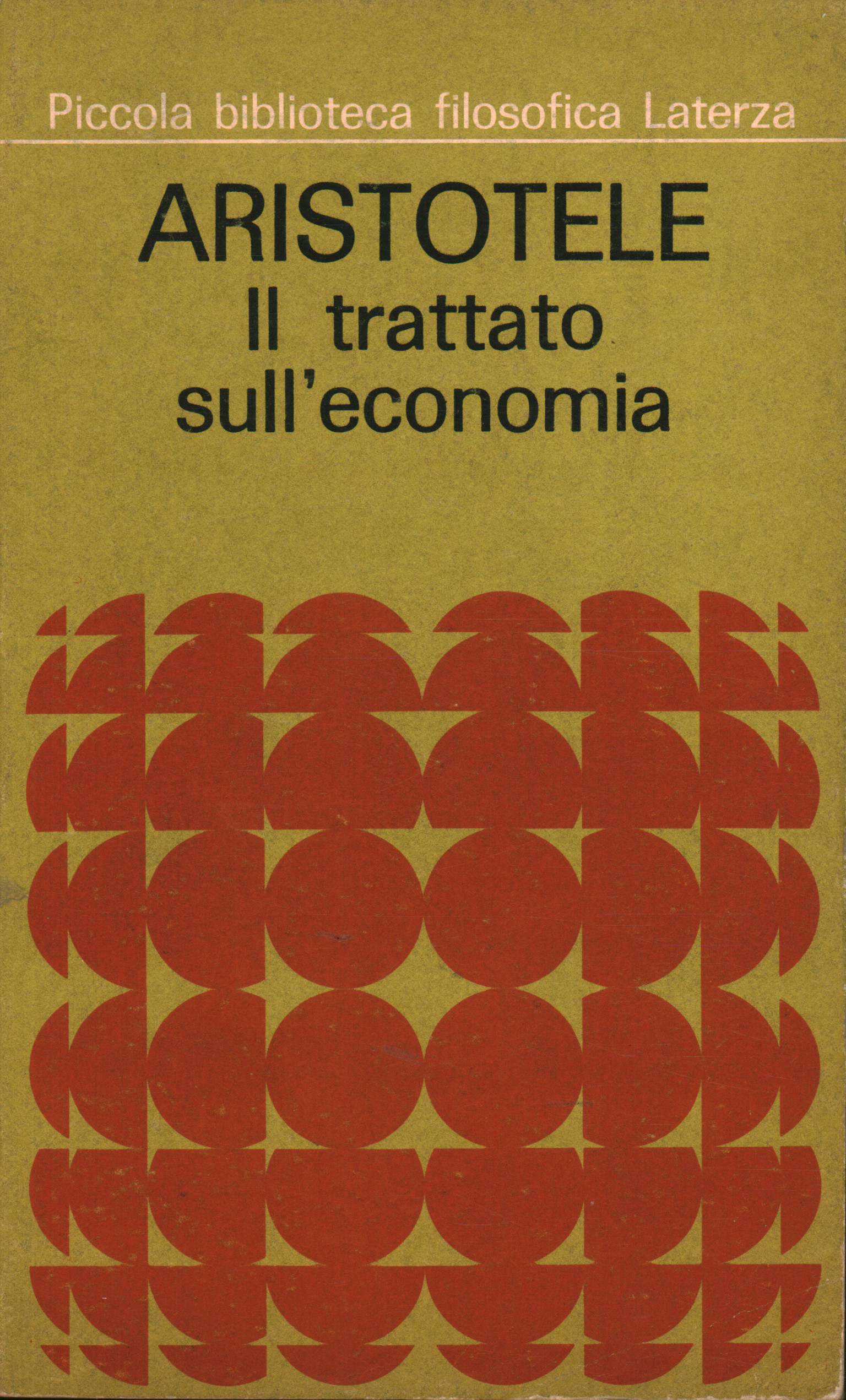 Il trattato sull'economia, Aristotele