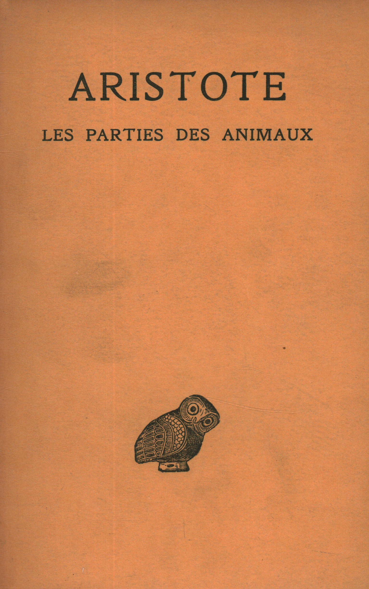 Les parties des animaux, Aristote