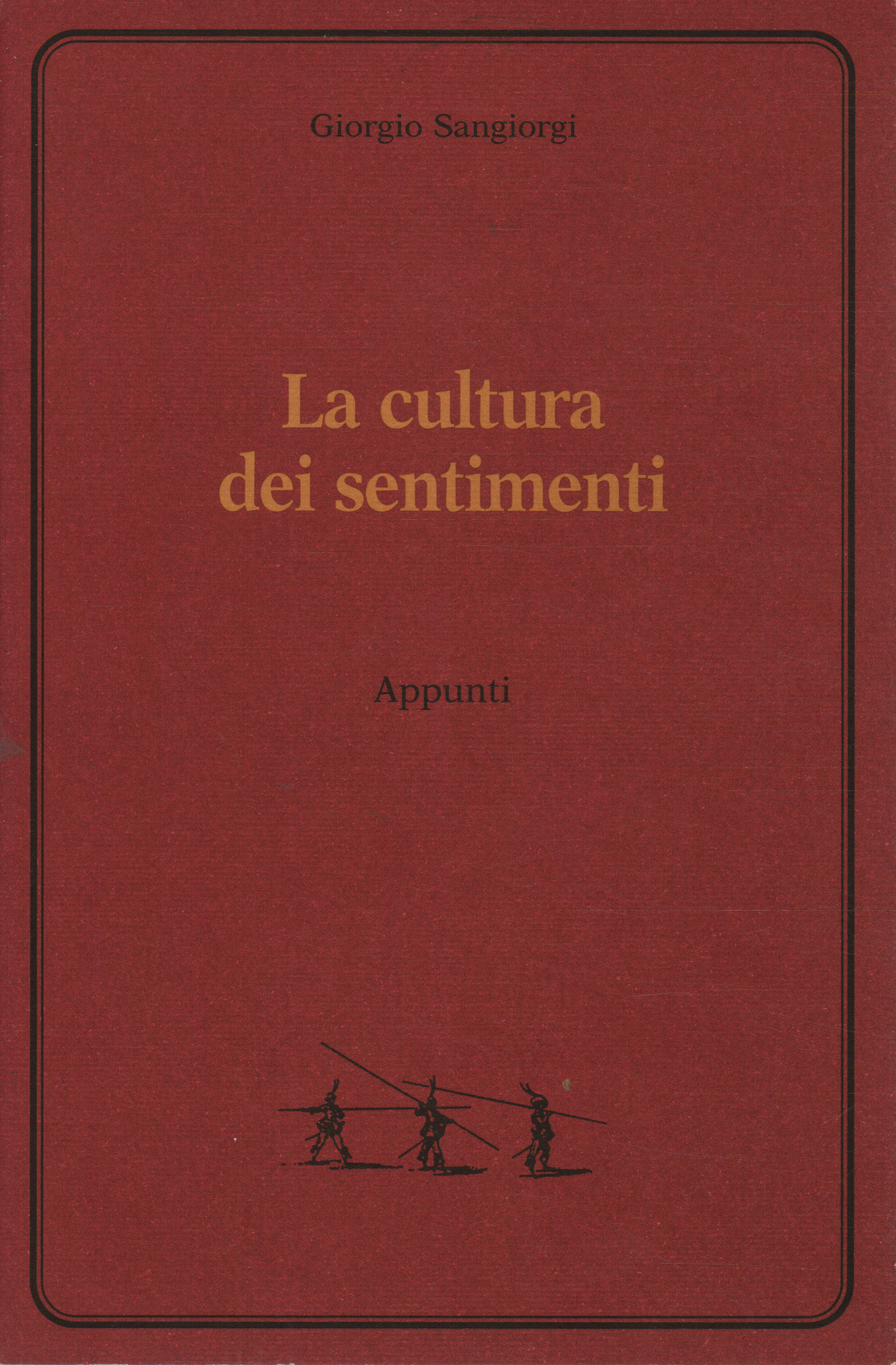 La cultura de los sentimientos, Giorgio Sangiorgi