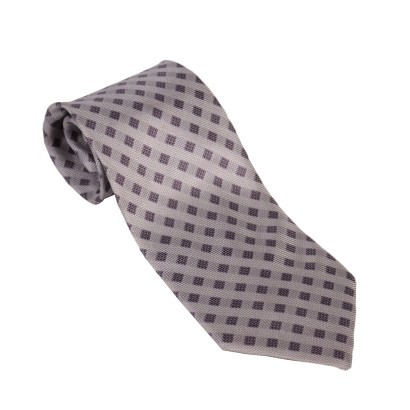 Armani Plaid Tie Milan Italy