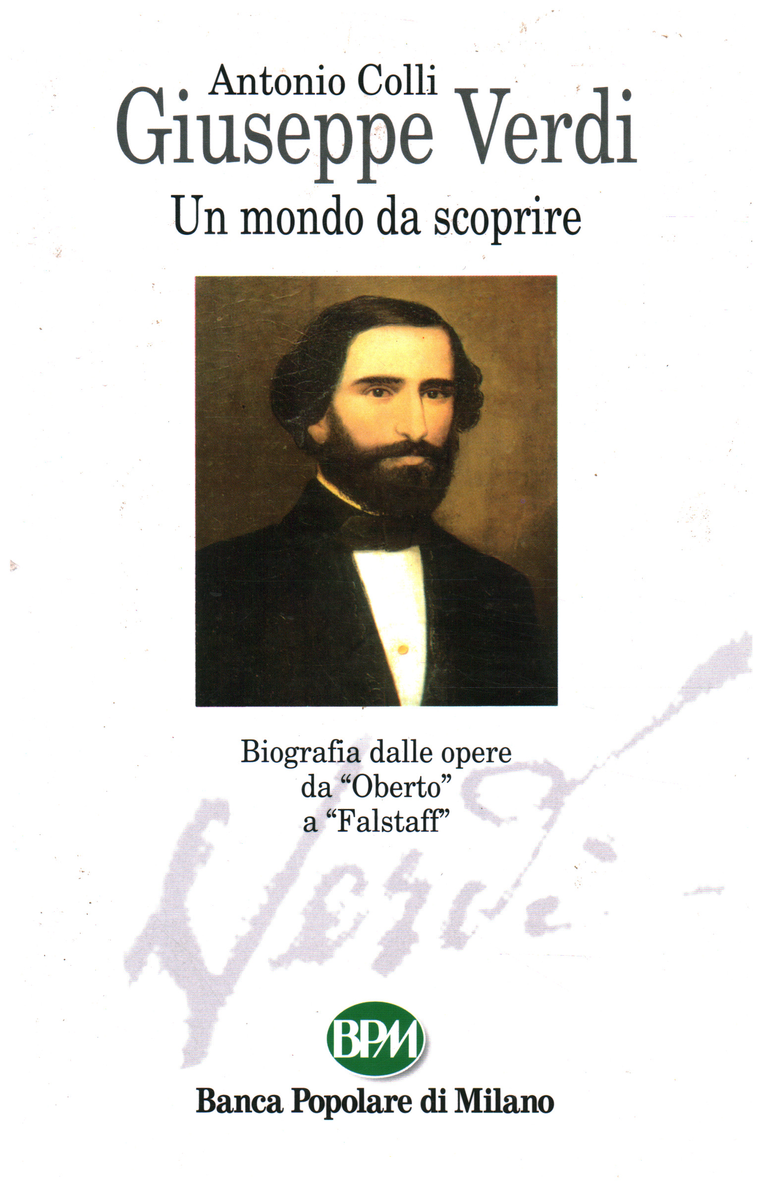 José Verdi. Un mundo por descubrir, Antonio Colli