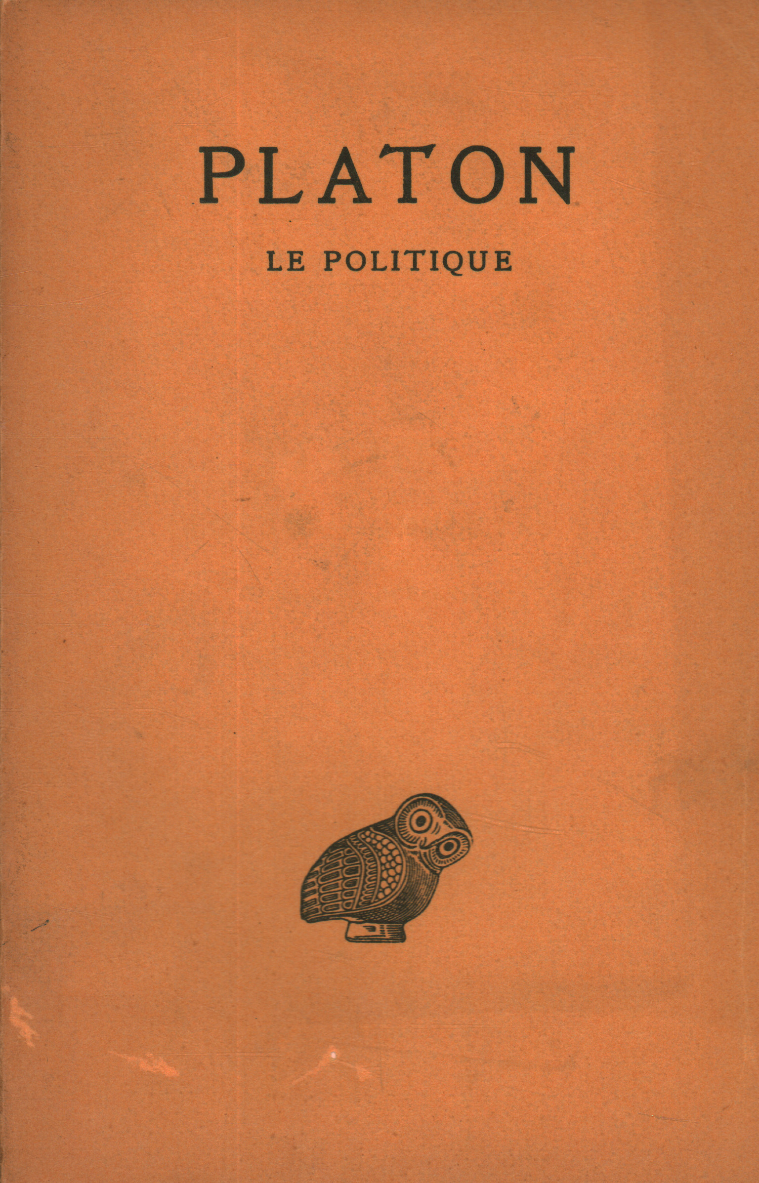 Oeuvres complètes. Tome IX. 1 Partie. Le politiqu, Platone